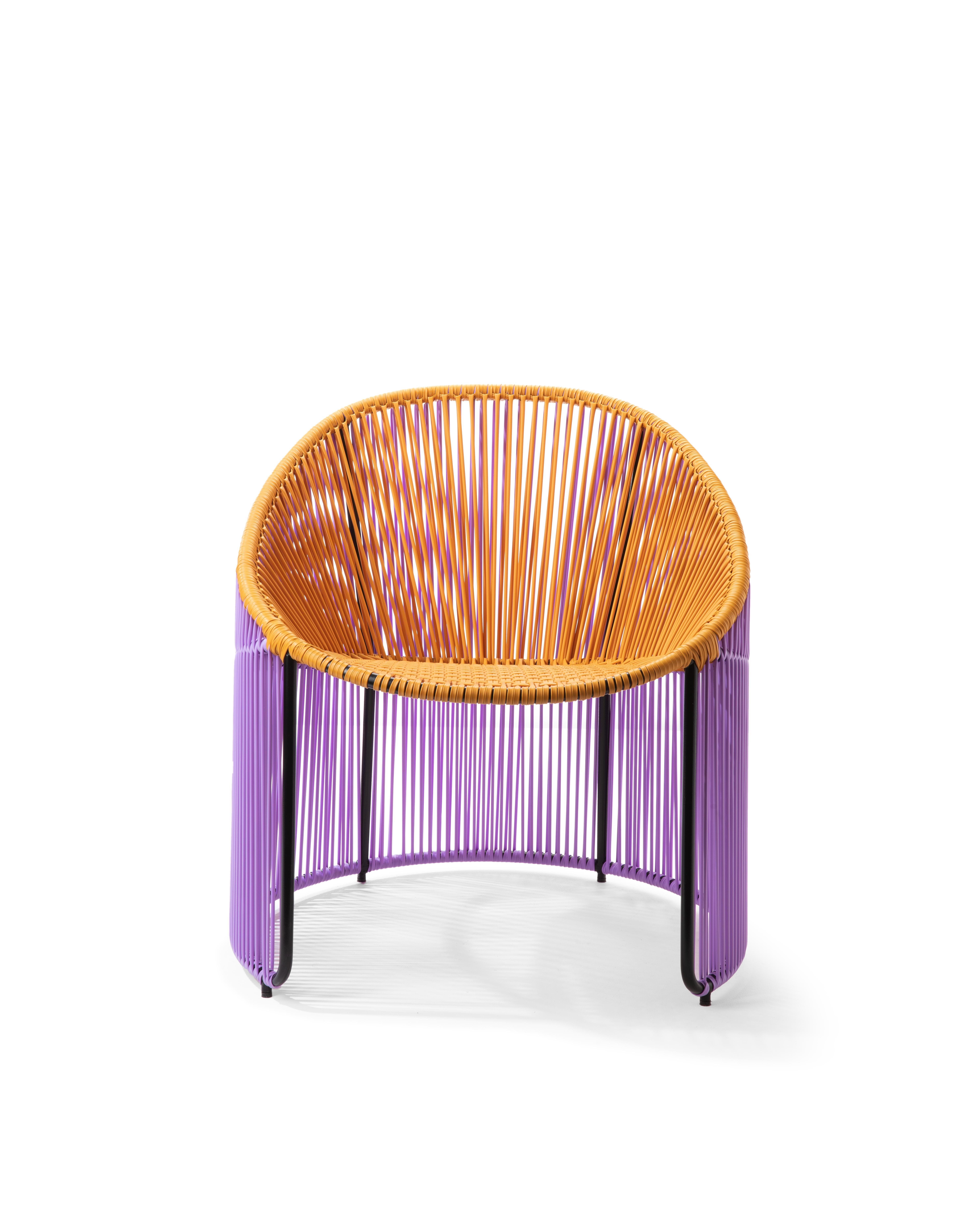 Modern Set of 2 Honey Cartagenas Lounge Chair by Sebastian Herkner For Sale