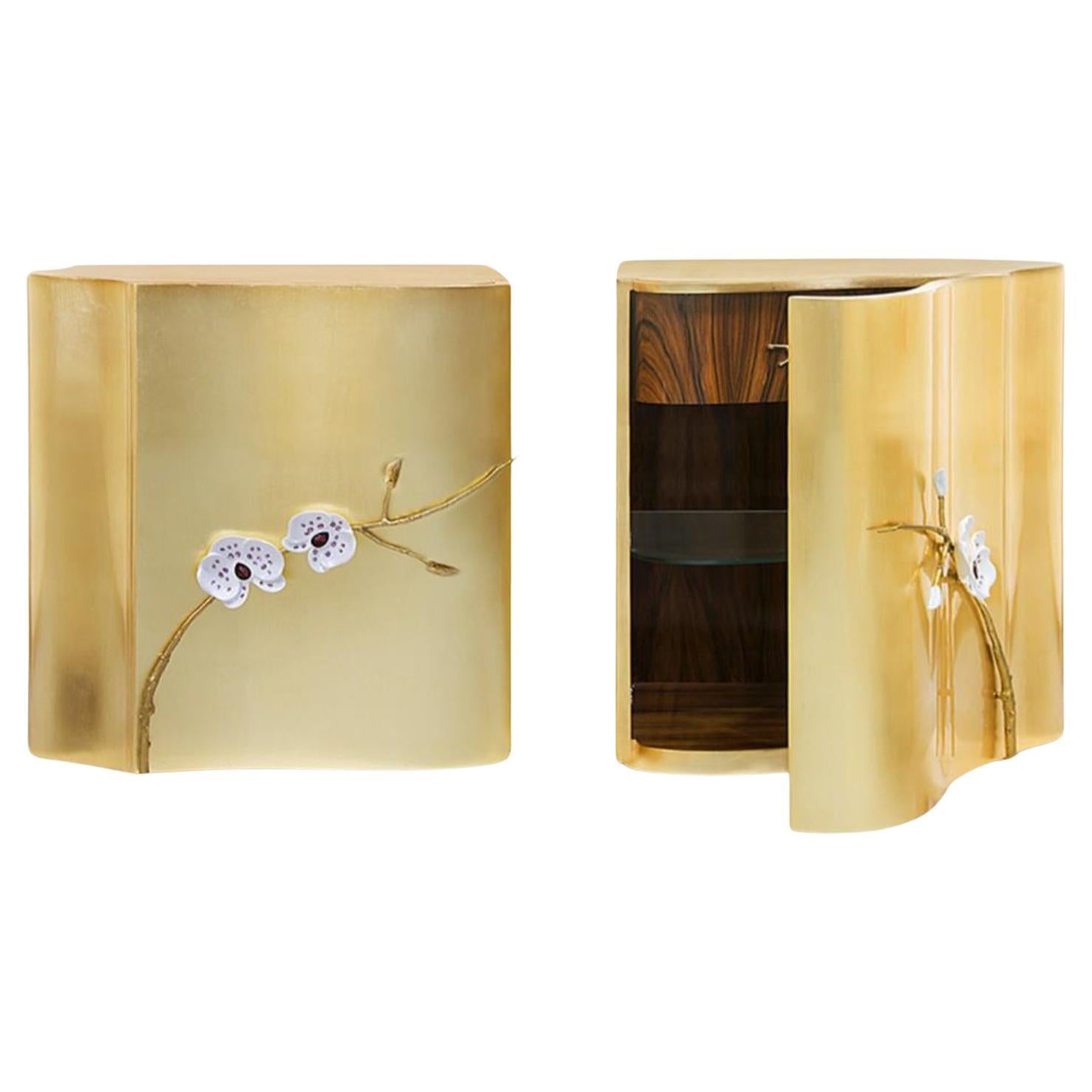 Set Of 2 Honor Bedside Table by Memoir Essence For Sale