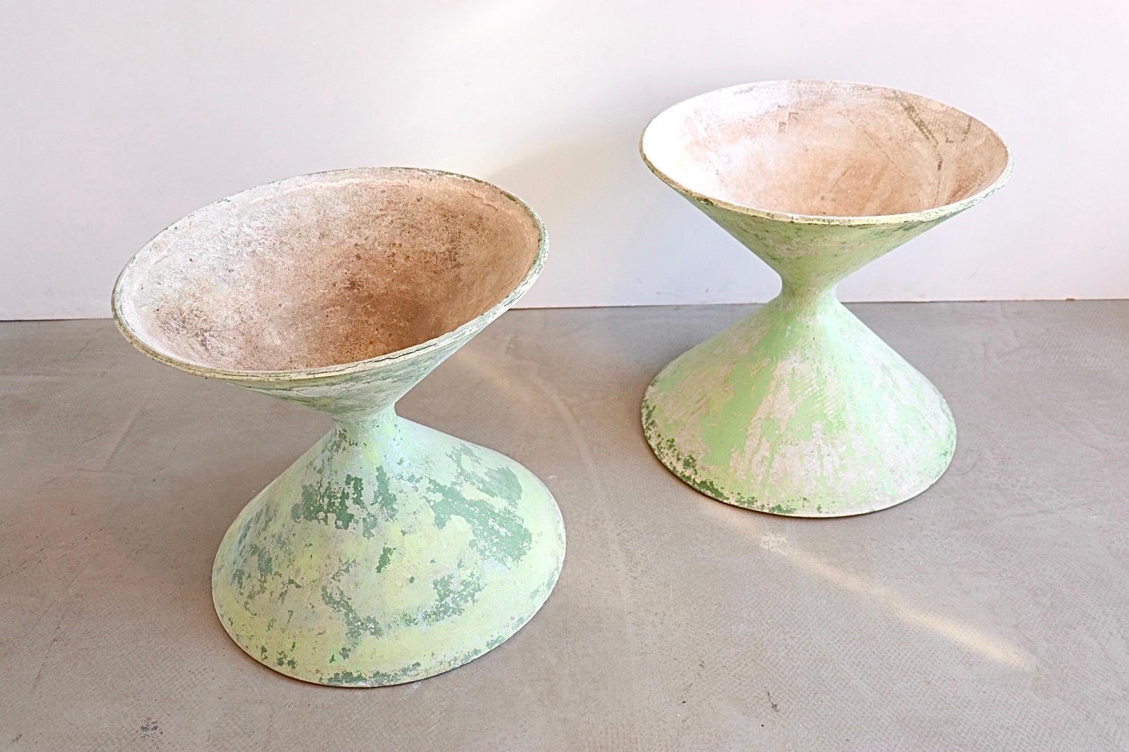 Set of 2 Hourglass Planters 