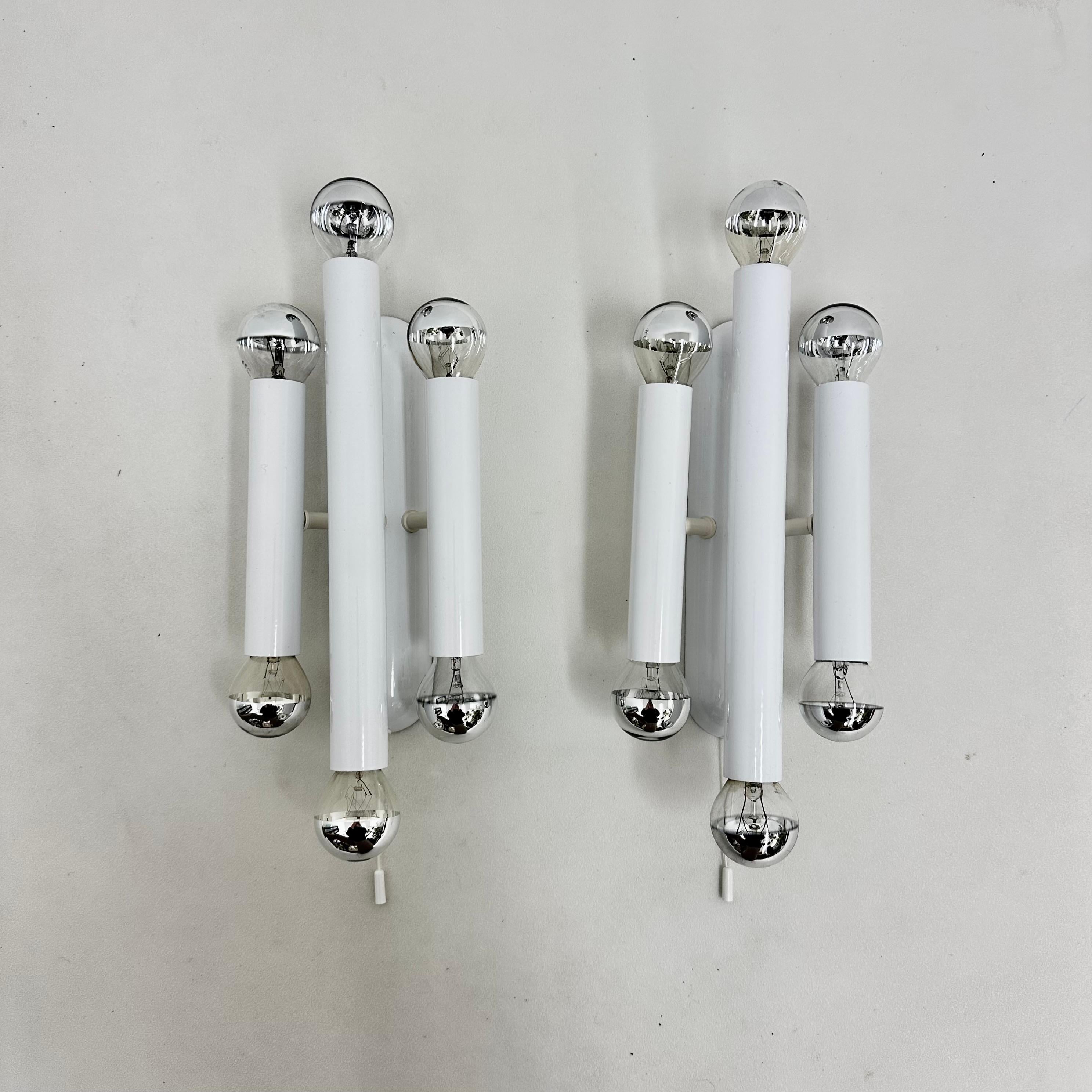 2er Set Hufnagel leuchtende Wandlampen Leuchter , 1970er Jahre im Angebot 5