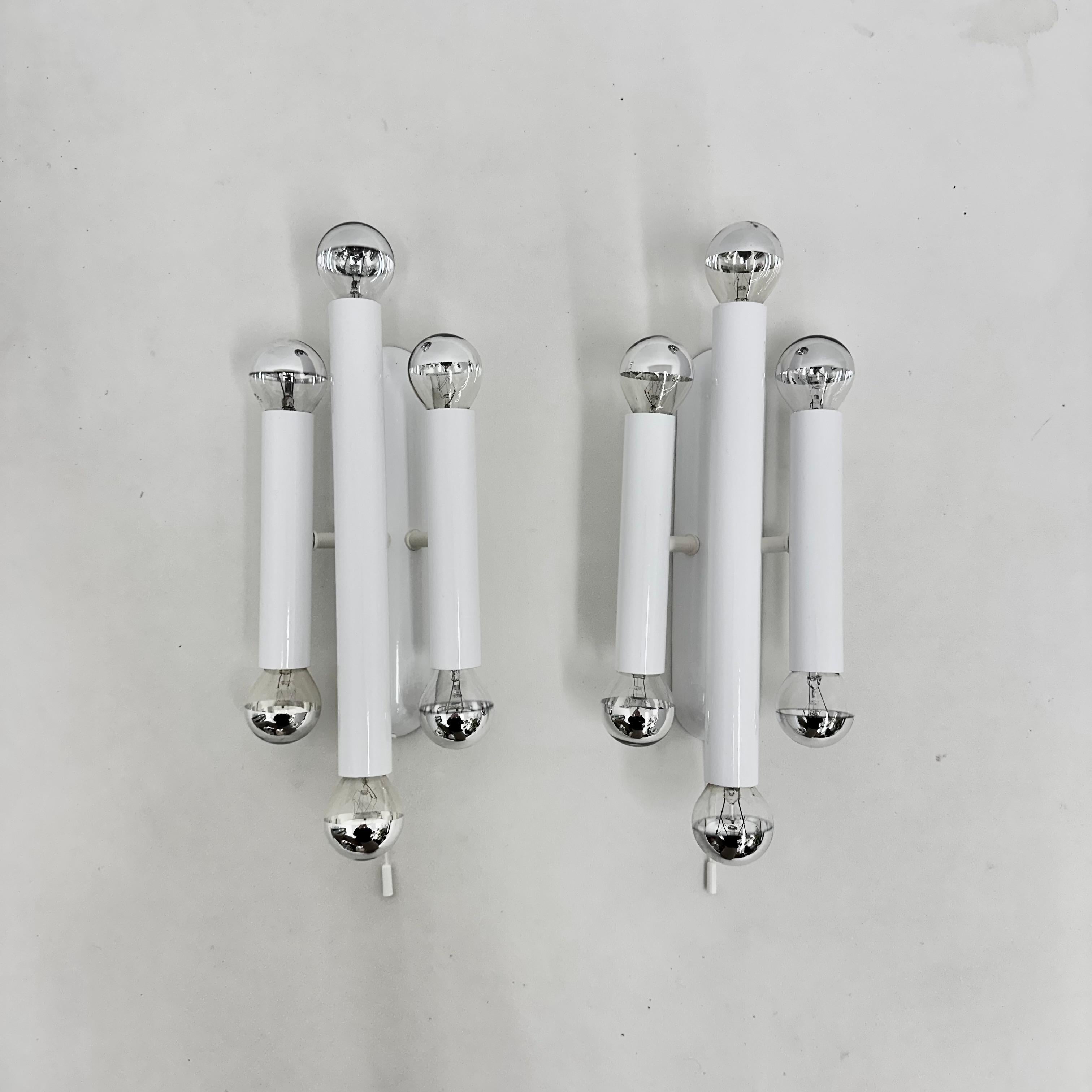 2er Set Hufnagel leuchtende Wandlampen Leuchter , 1970er Jahre im Angebot 7