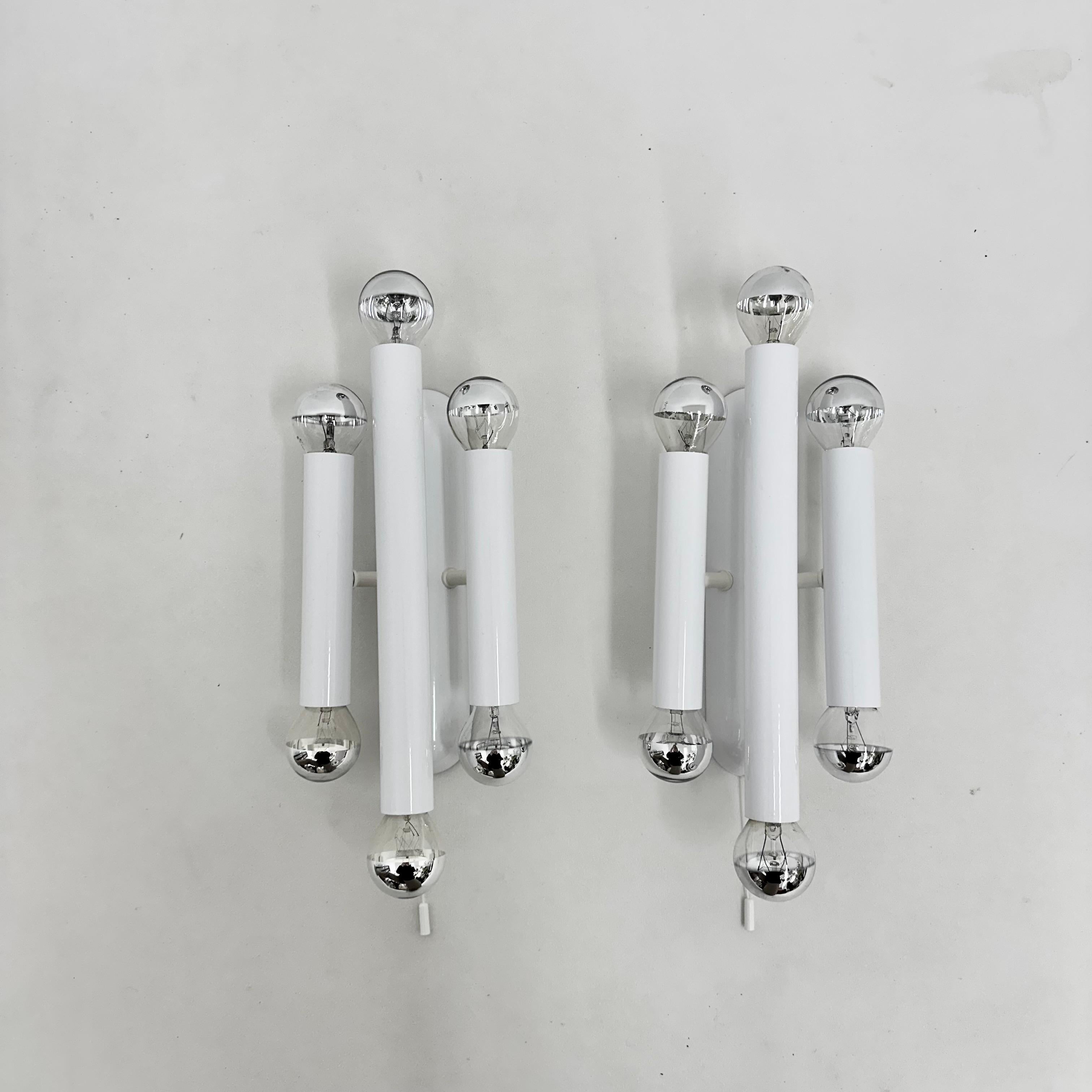 2er Set Hufnagel leuchtende Wandlampen Leuchter , 1970er Jahre im Angebot 10