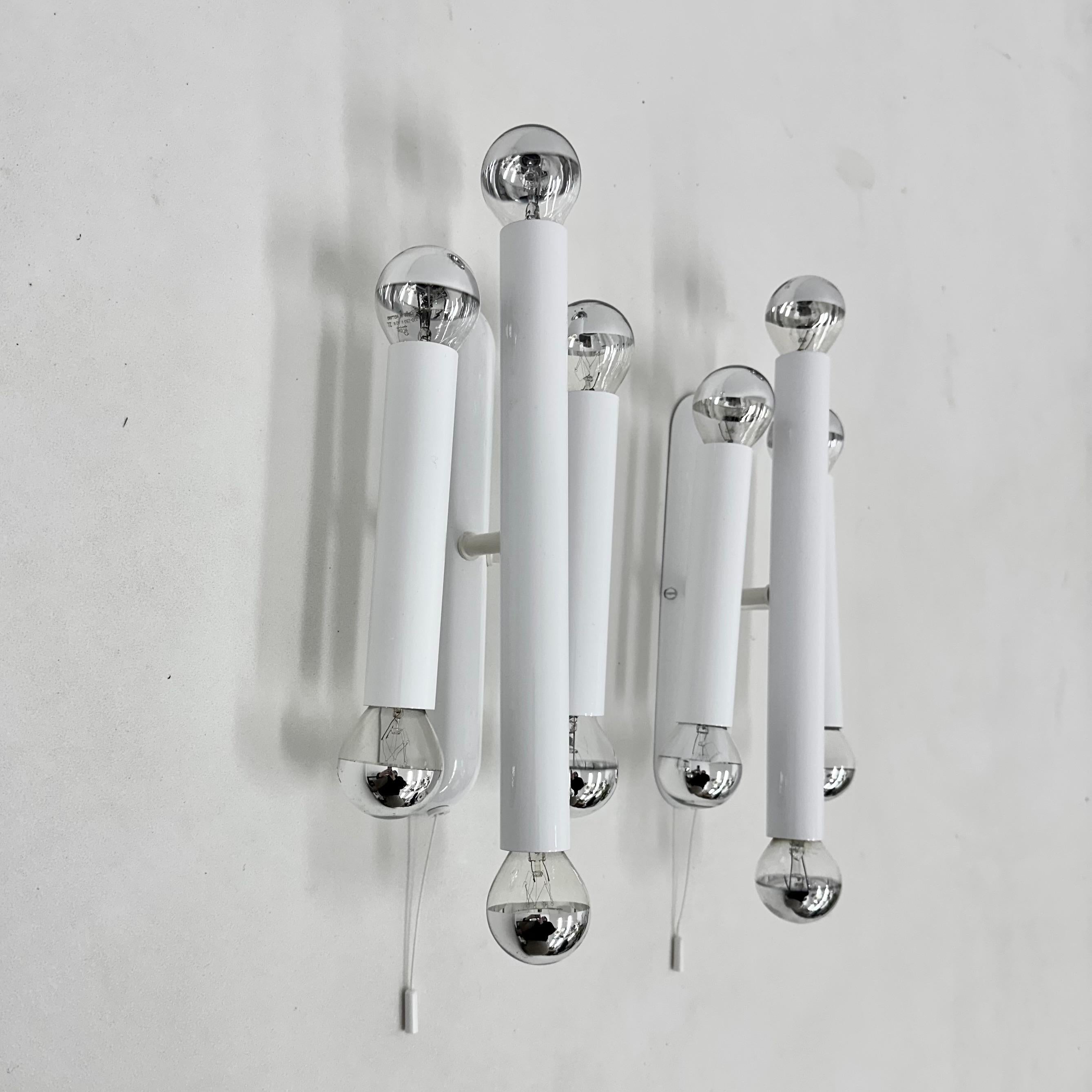 2er Set Hufnagel leuchtende Wandlampen Leuchter , 1970er Jahre im Angebot 12