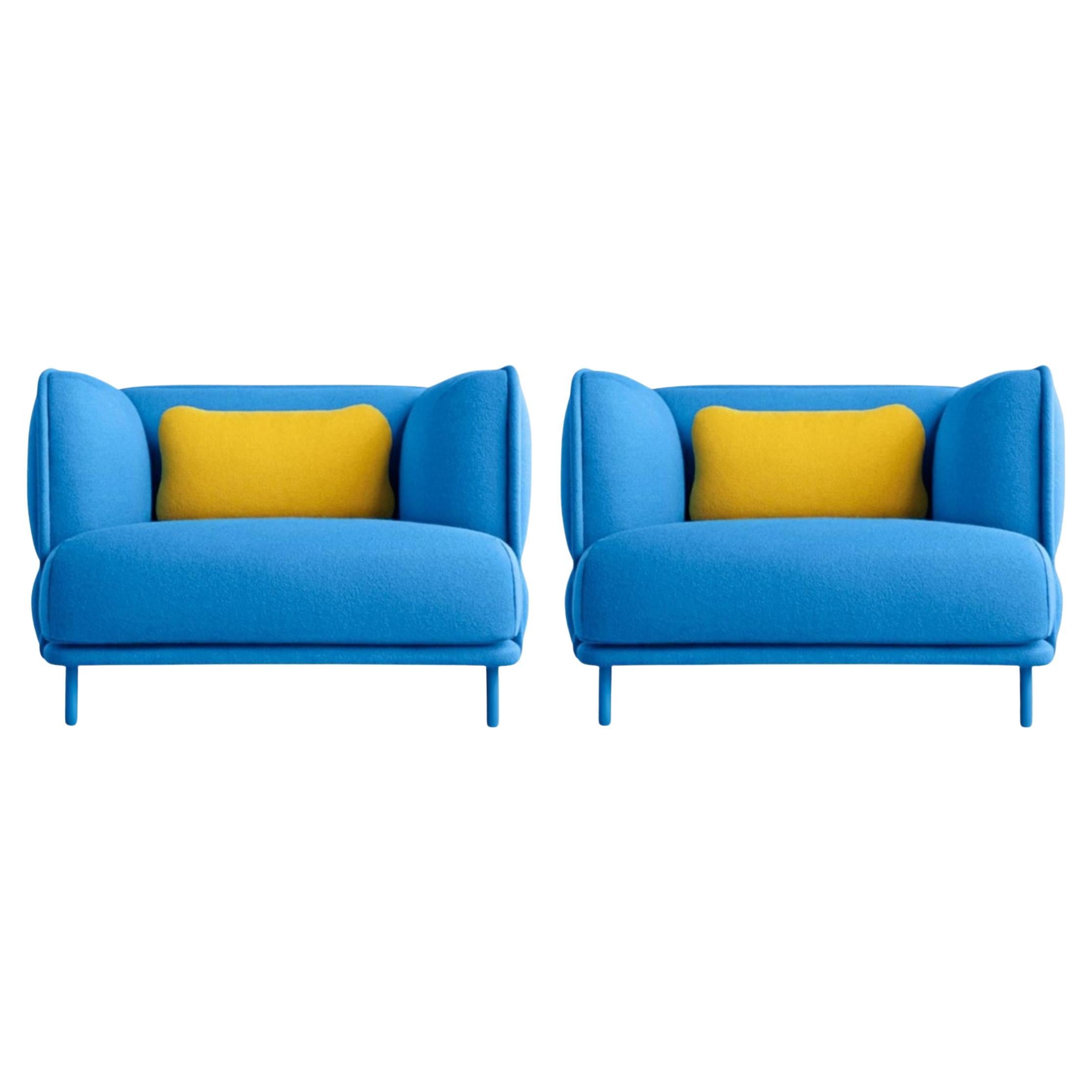 Set of 2 Hug Armchair by Pepe Albargues