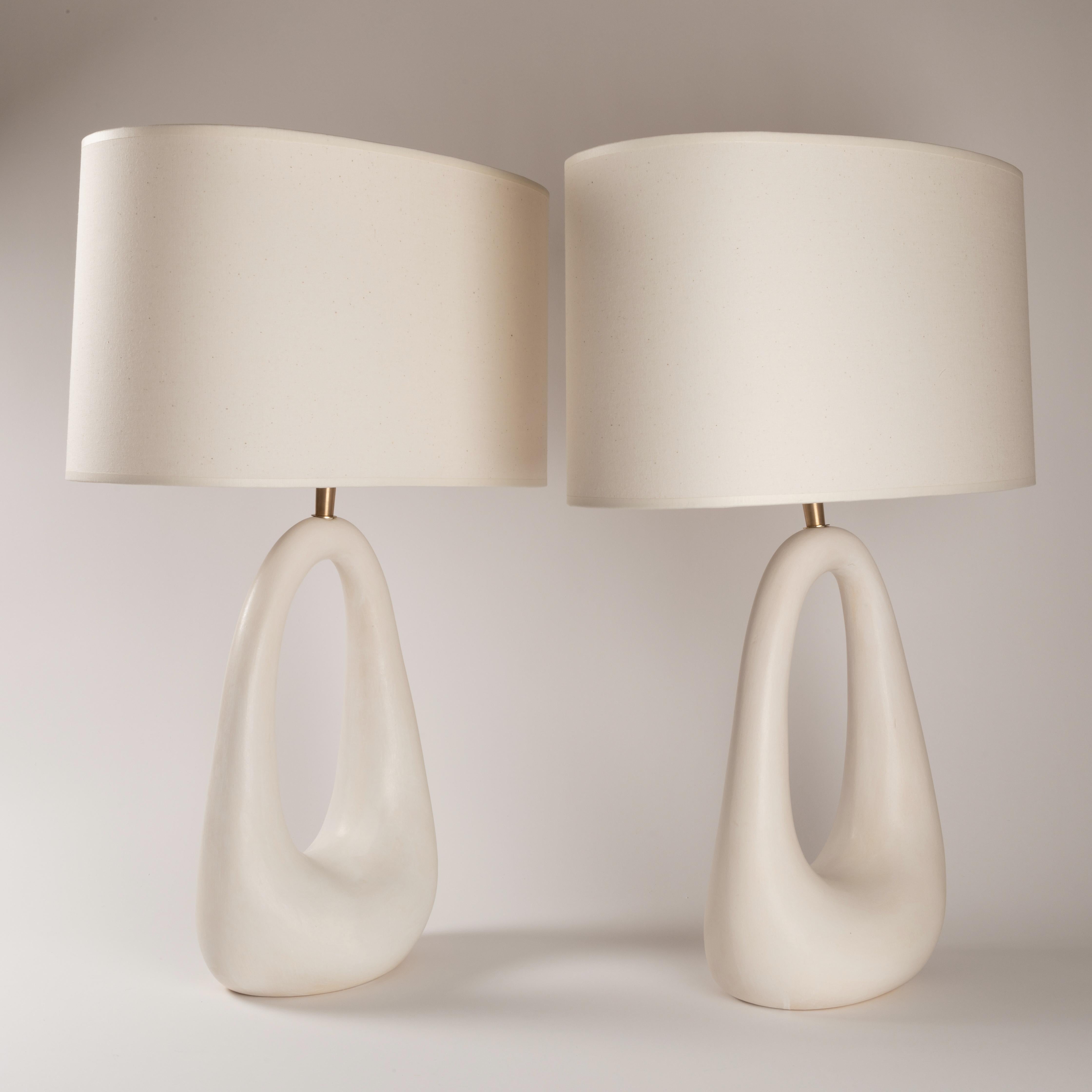 Set aus 2 hypnos-Tischlampen von Elsa Foulon (Postmoderne) im Angebot