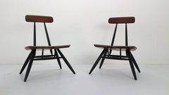 Set of 2 Ilmari Tapiovaara Pirkka Lounge Chairs, Finland, 1955