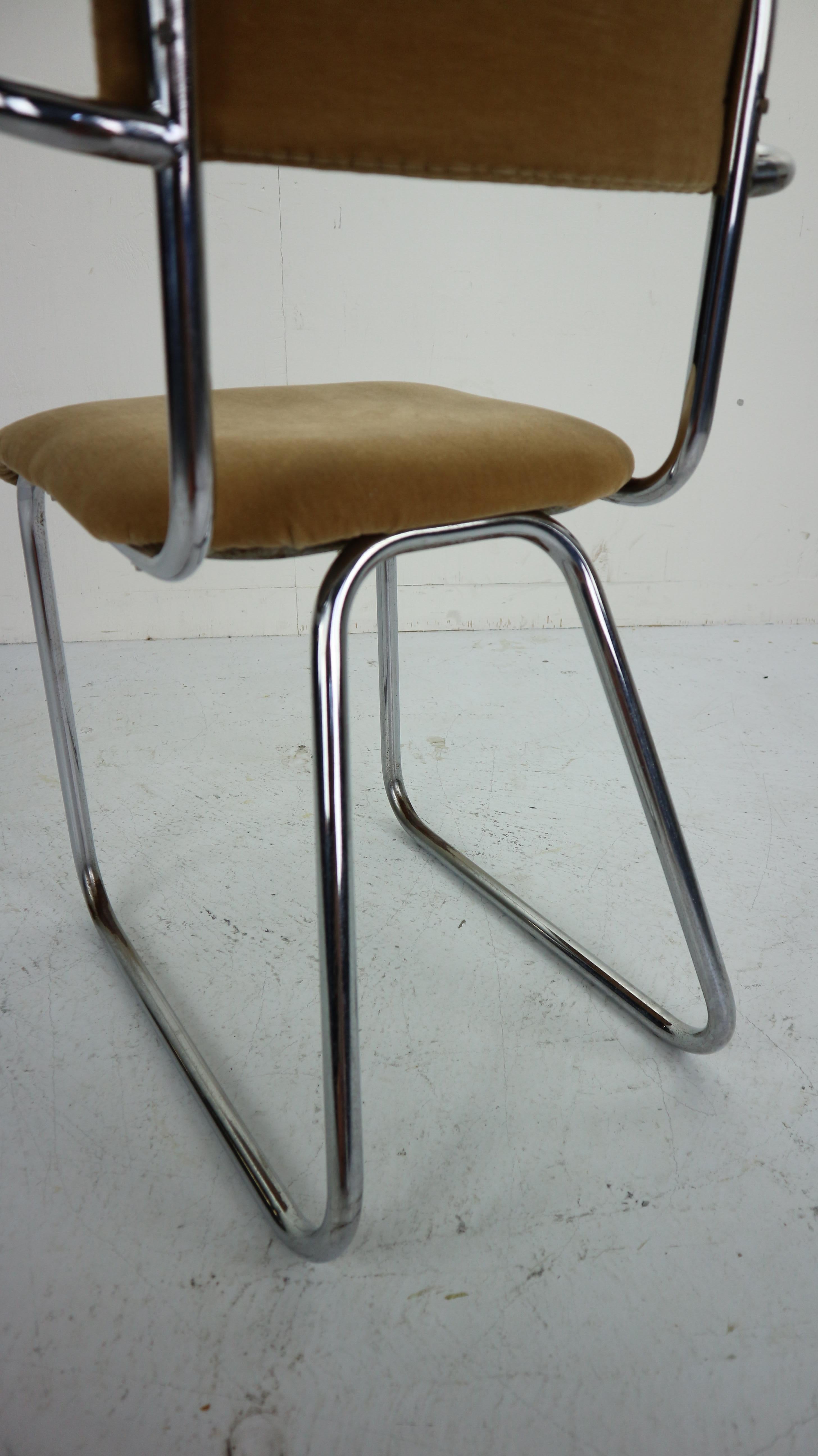 Set of 2 Industrial Armchairs in a Style of Gispen, 1960 Dutch Design 12