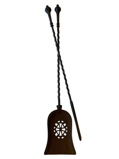 Set of 2 Iron Fire Tools, 18th Century