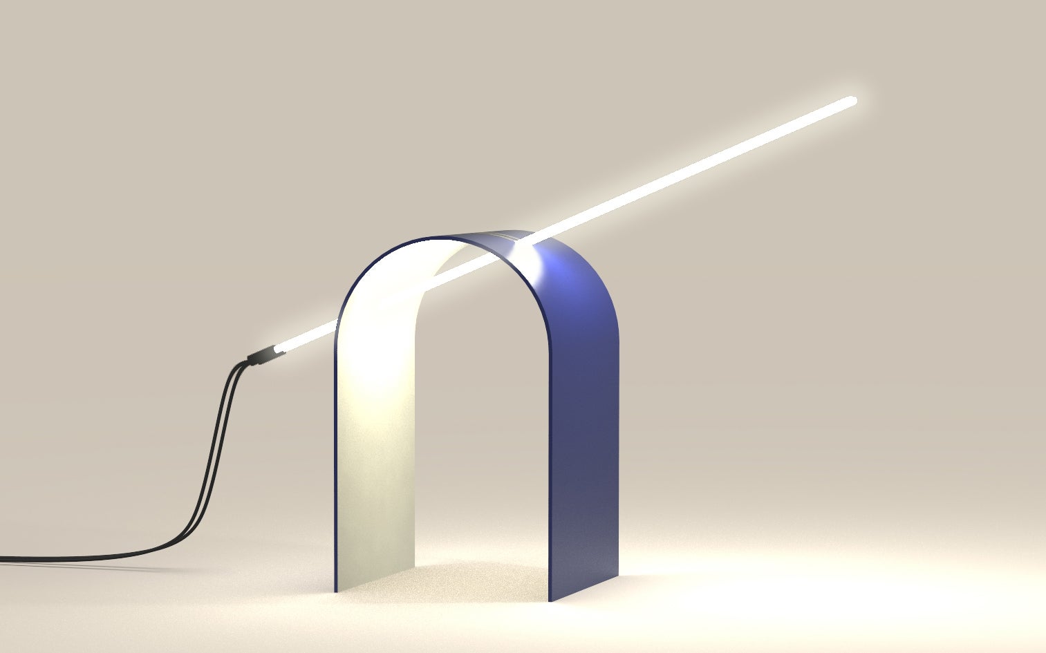 Set di 2 lampade Ishtar A di Federico Fontanella
Dimensioni: L 85,4 x P 30 x H 65 cm
Materiali: Ferro verniciato, tubo fluorescente

Federico Fontanella è il fondatore dello studio di design di Milano, Federico Fontanella, originario di