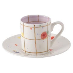 Set of 2 Islamorada Straight Coffee Cup & Saucer