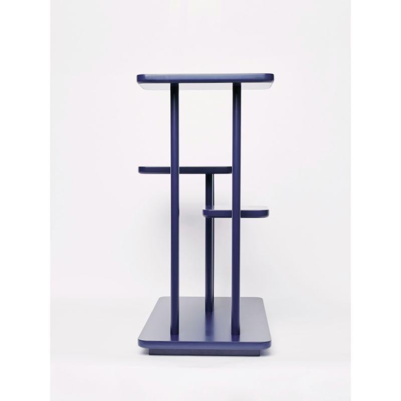 Set of 2, Isolette, End Tables, Steel Blue by Atelier Ferraro In New Condition For Sale In Geneve, CH