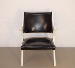 Set of 2 Italian armchairs by Dal Vera, 1950s