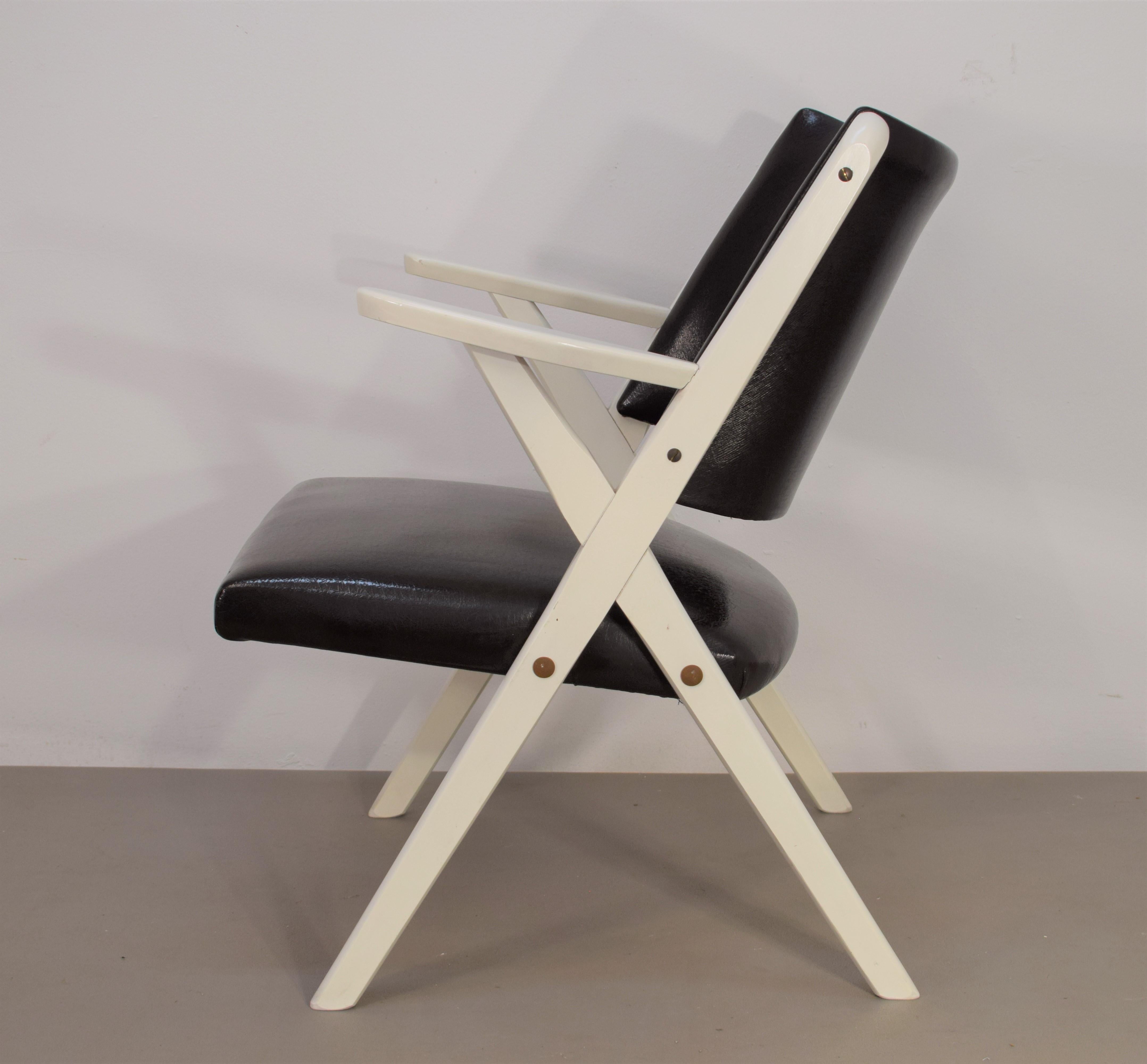 Mid-20th Century Ensemble de 2 fauteuils italiens par Dal Vera, années 1950 en vente