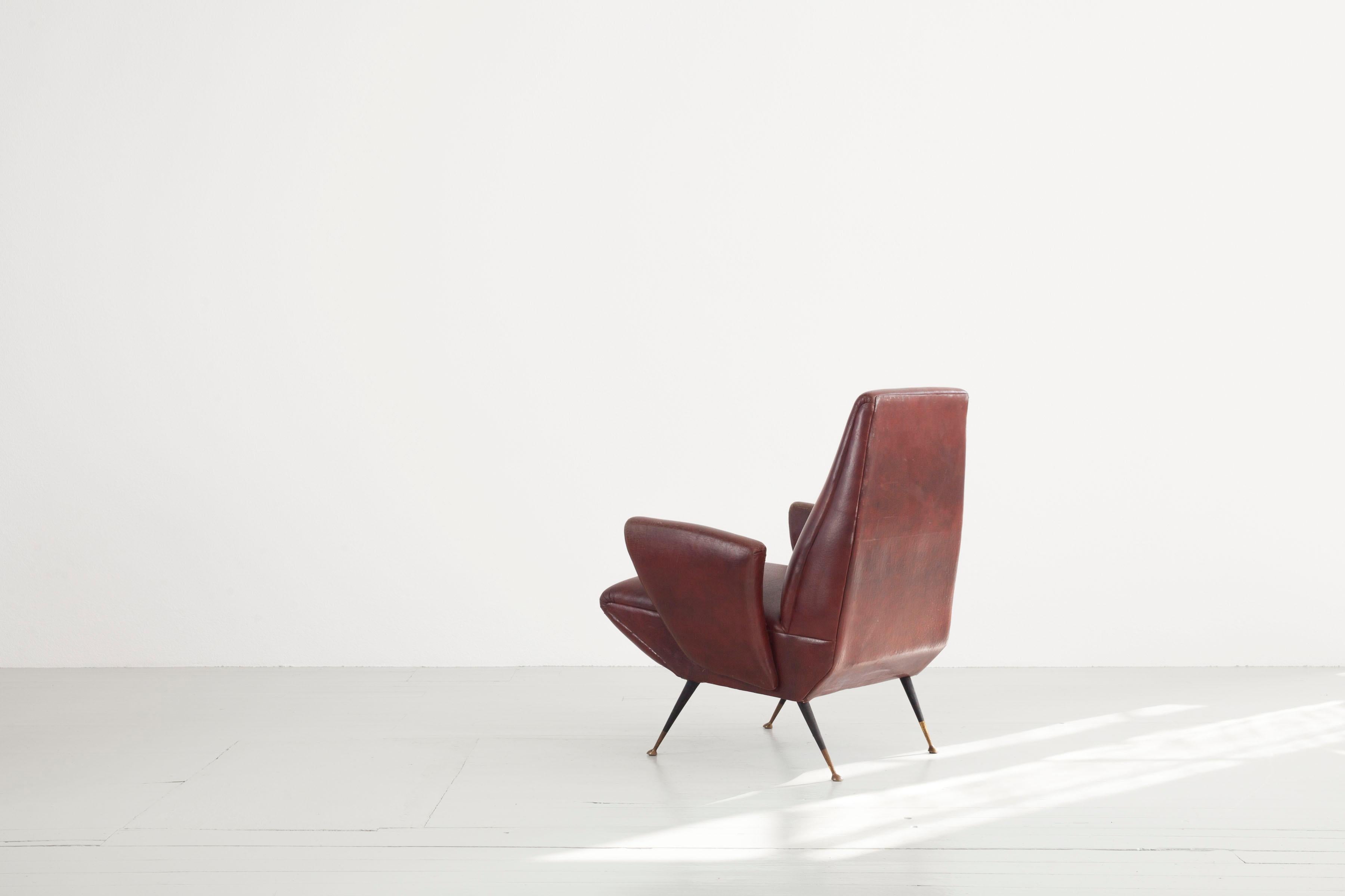 20ième siècle Ensemble de 2 fauteuils italiens, Design/One, Italie, années 1950 en vente