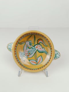 Set di 2 ciotole italiane fatte a mano in ceramica di Vietri di Vincenzo Pinto, anni '50