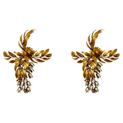 Set di 2 applique italiane in stile Hollywood Regency di Hans Kögl