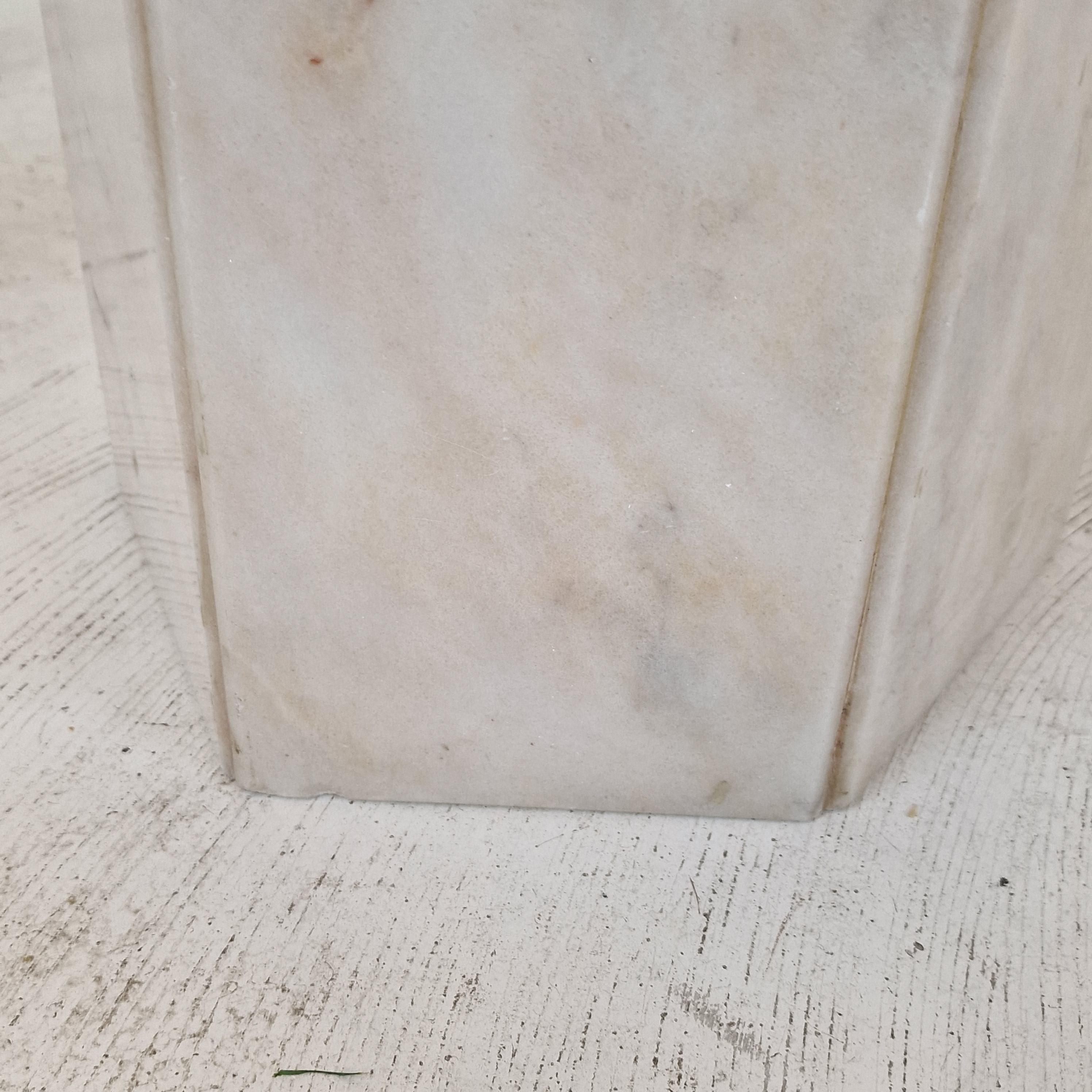 Set of 2 Italian Marble Side Tables, 1980s For Sale 9