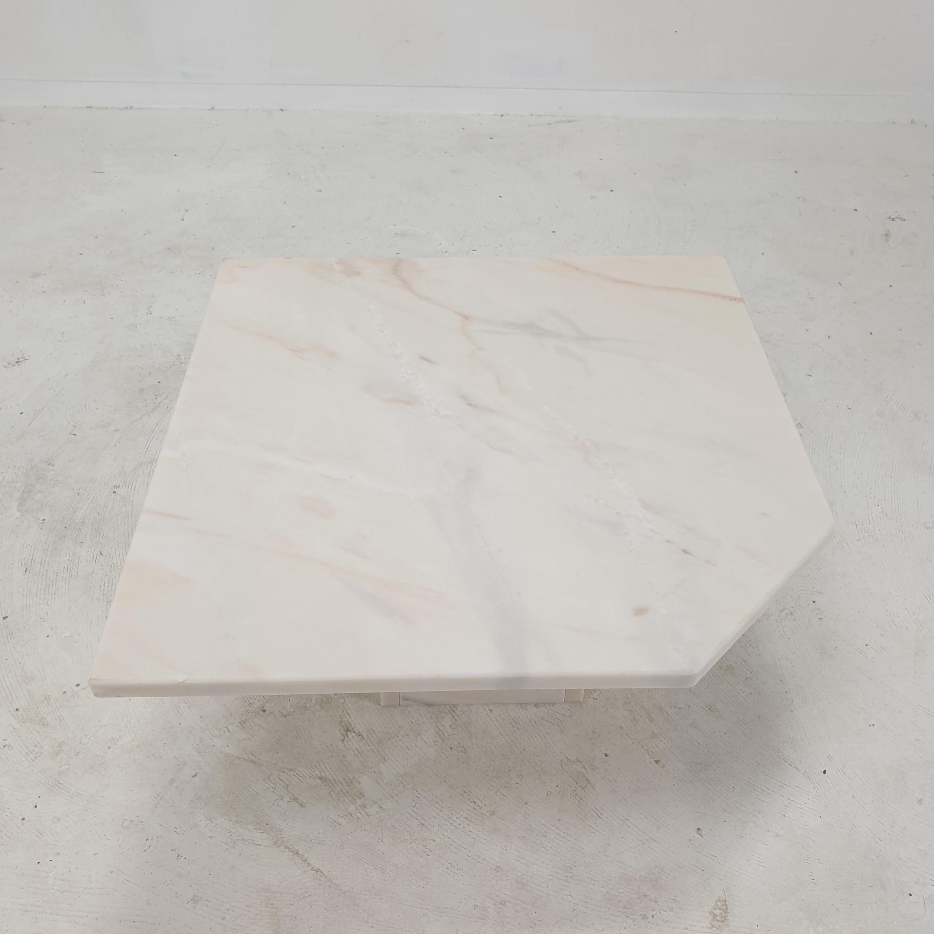 Set of 2 Italian Marble Side Tables, 1980s 10