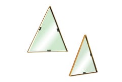 Set of 2 Italian Mirrors in Brass by Cellule Creative Studio for Misia Arte