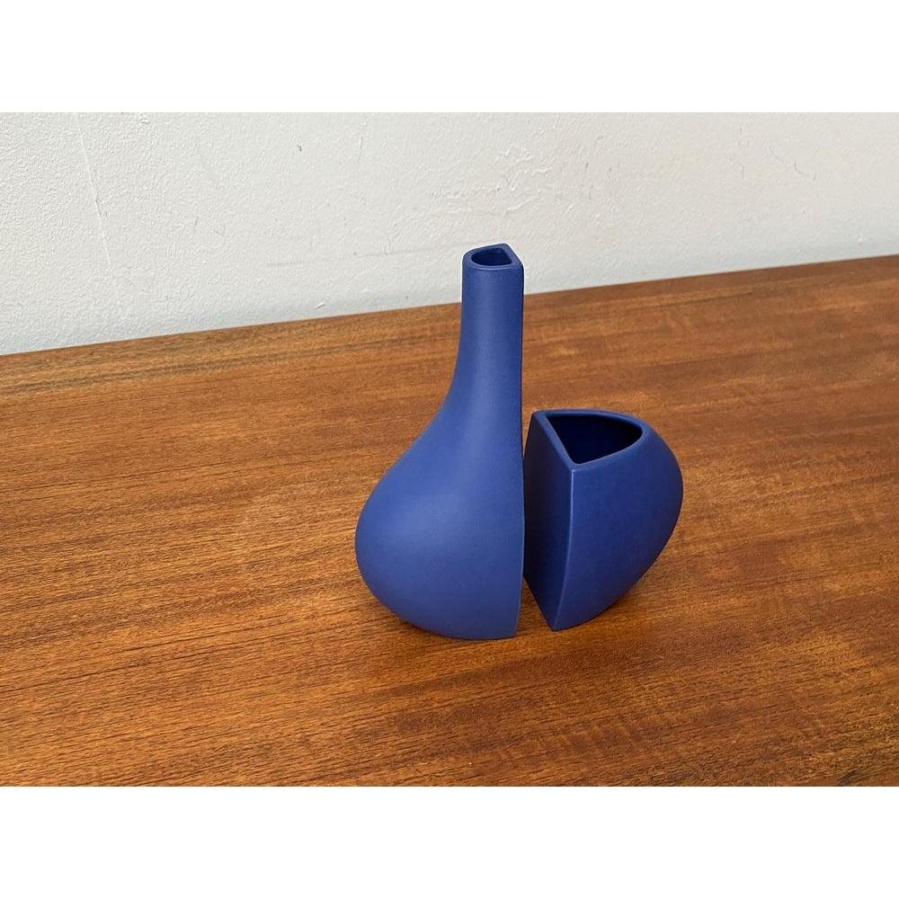 Postmoderno Set di 2 vasi minimalisti postmoderni italiani di Bel Mondo, anni '80 in vendita