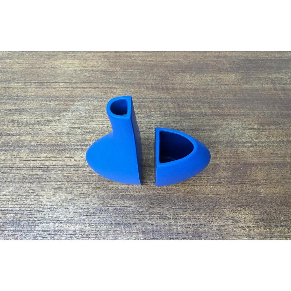 Set di 2 vasi minimalisti postmoderni italiani di Bel Mondo, anni '80 In condizioni ottime in vendita a Hamburg, DE