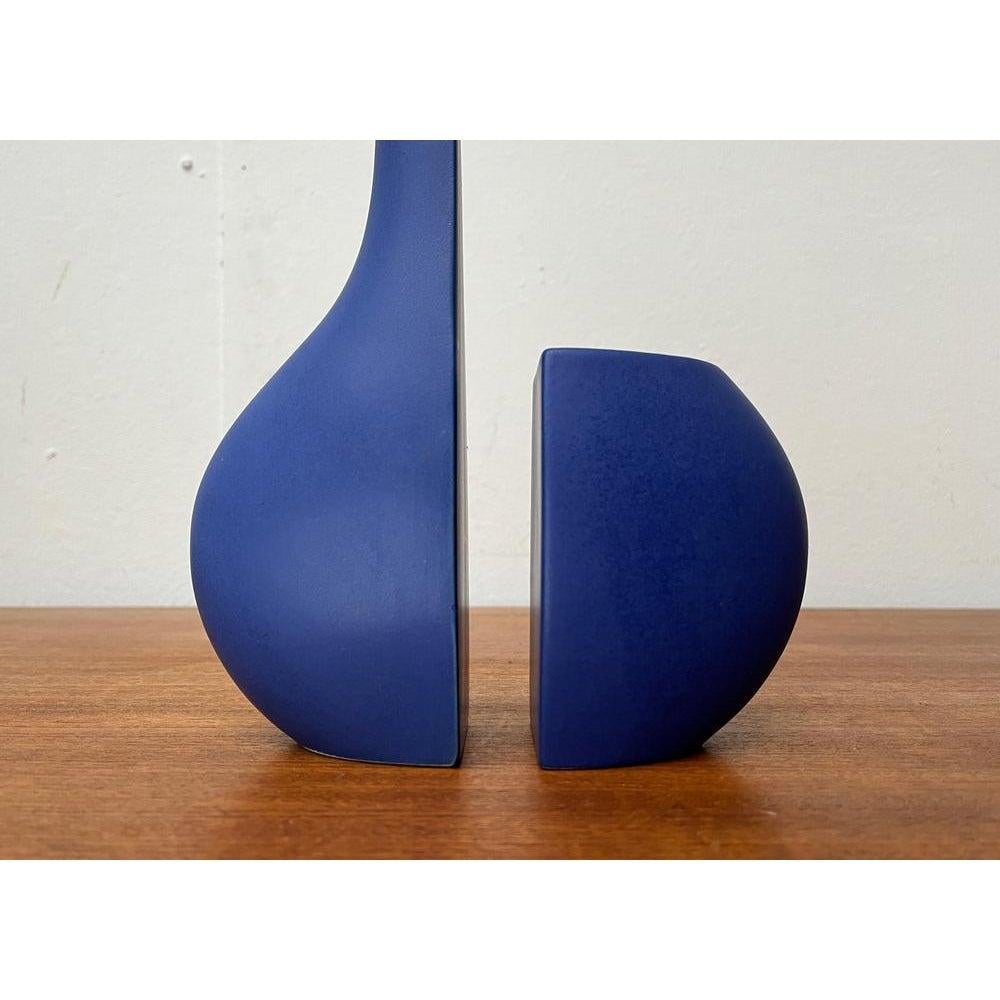 Ceramica Set di 2 vasi minimalisti postmoderni italiani di Bel Mondo, anni '80 in vendita