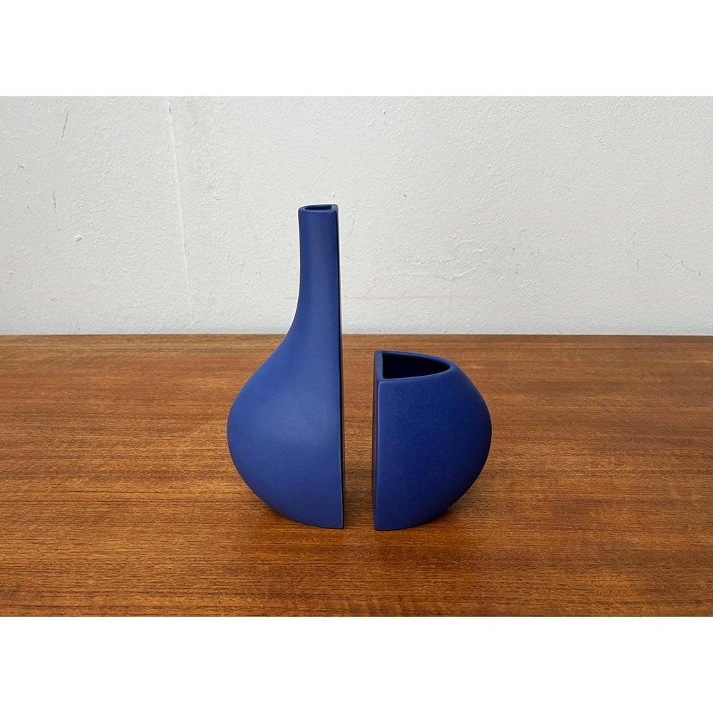 Set di 2 vasi minimalisti postmoderni italiani di Bel Mondo, anni '80 in vendita 1