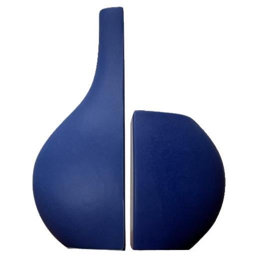 Set di 2 vasi minimalisti postmoderni italiani di Bel Mondo, anni '80