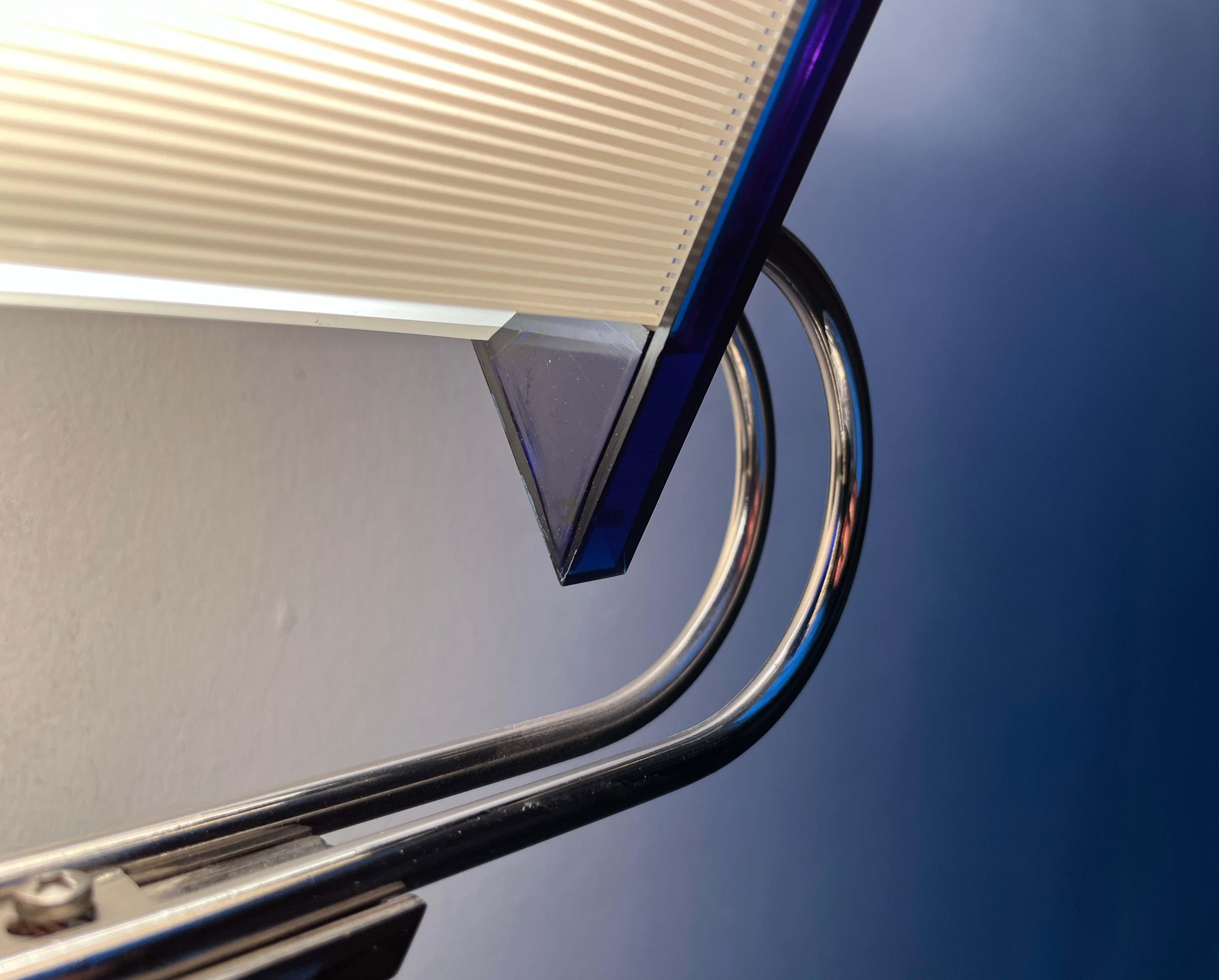 Juego de 2 apliques italianos postmodernos de murana Perry King S. Miranda Arteluce Años 80 en venta 1