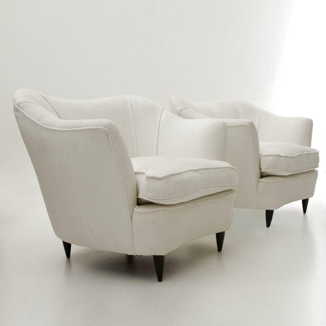 white velvet chair