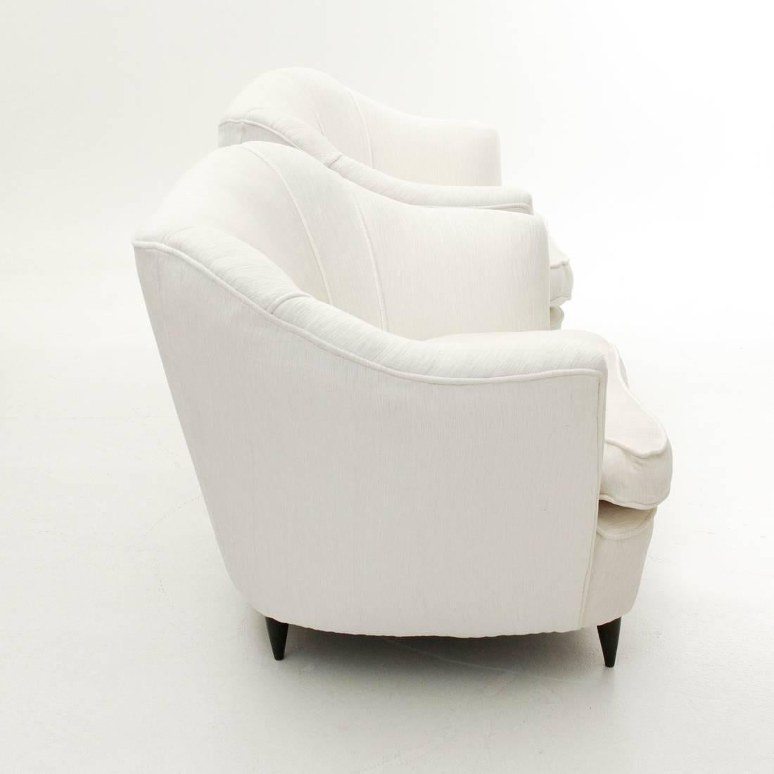 white armchairs