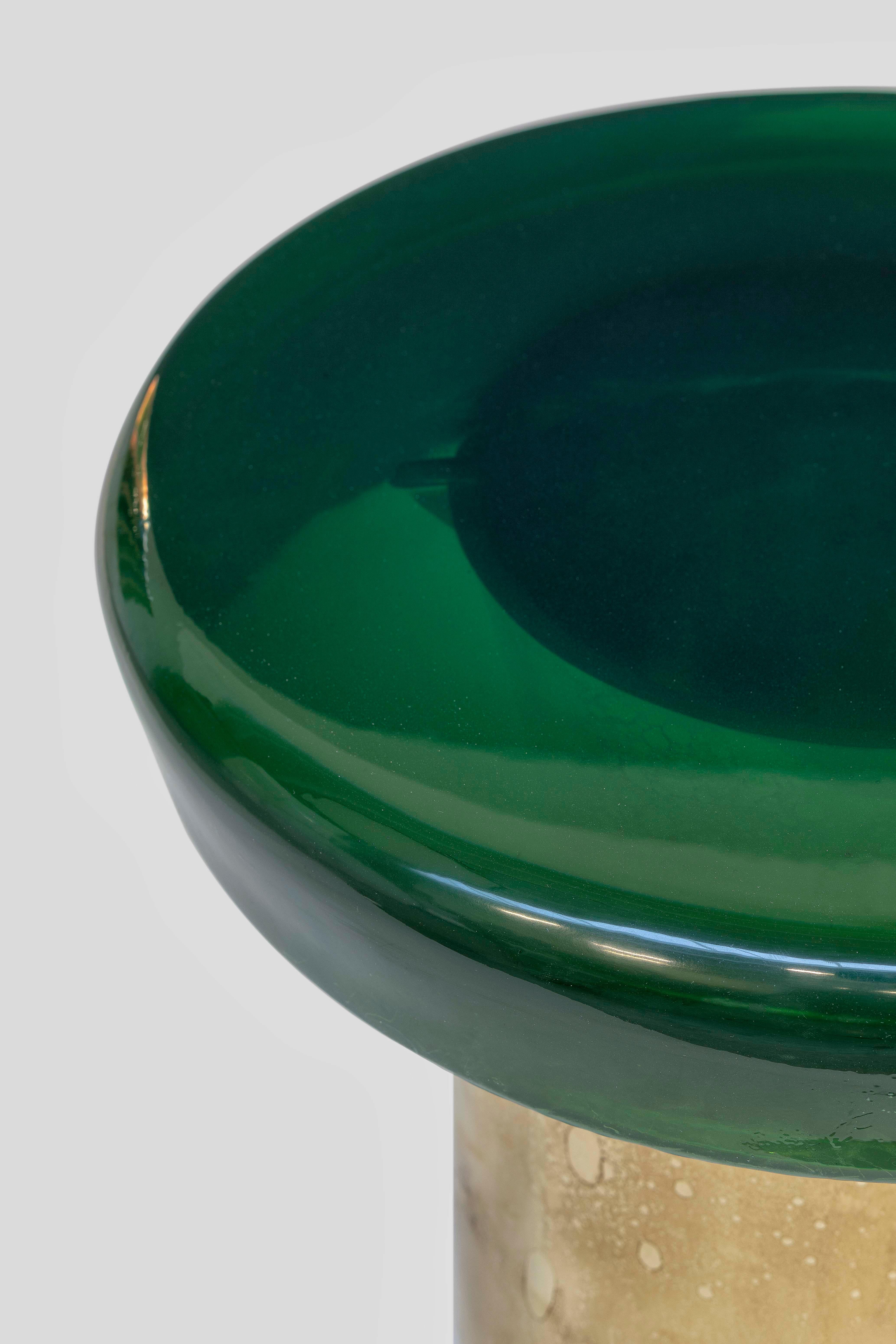 Ensemble de 2 tables basses en jade par Draga & Aurel en vente 3