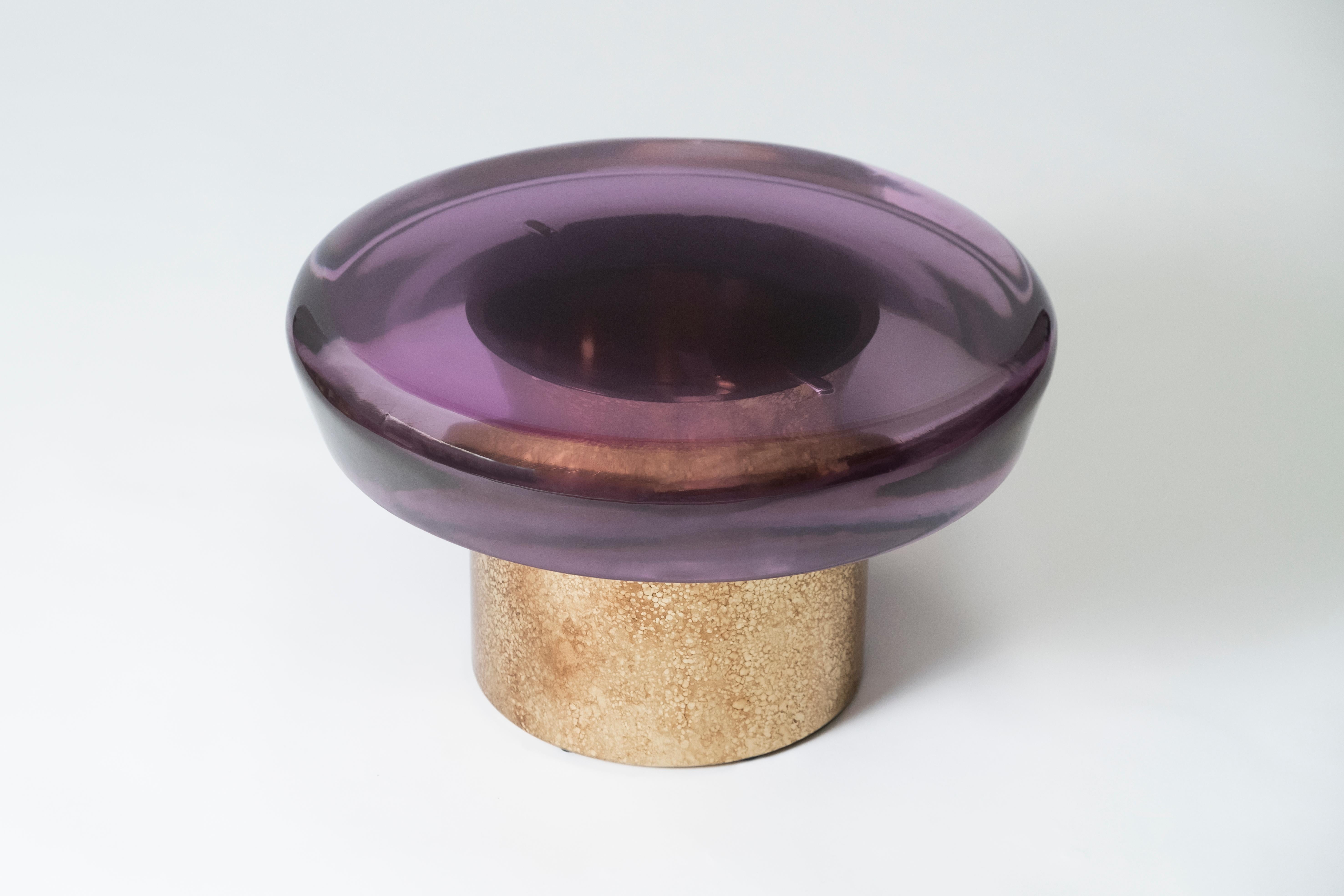 Bronze Ensemble de 2 tables basses en jade par Draga & Aurel en vente