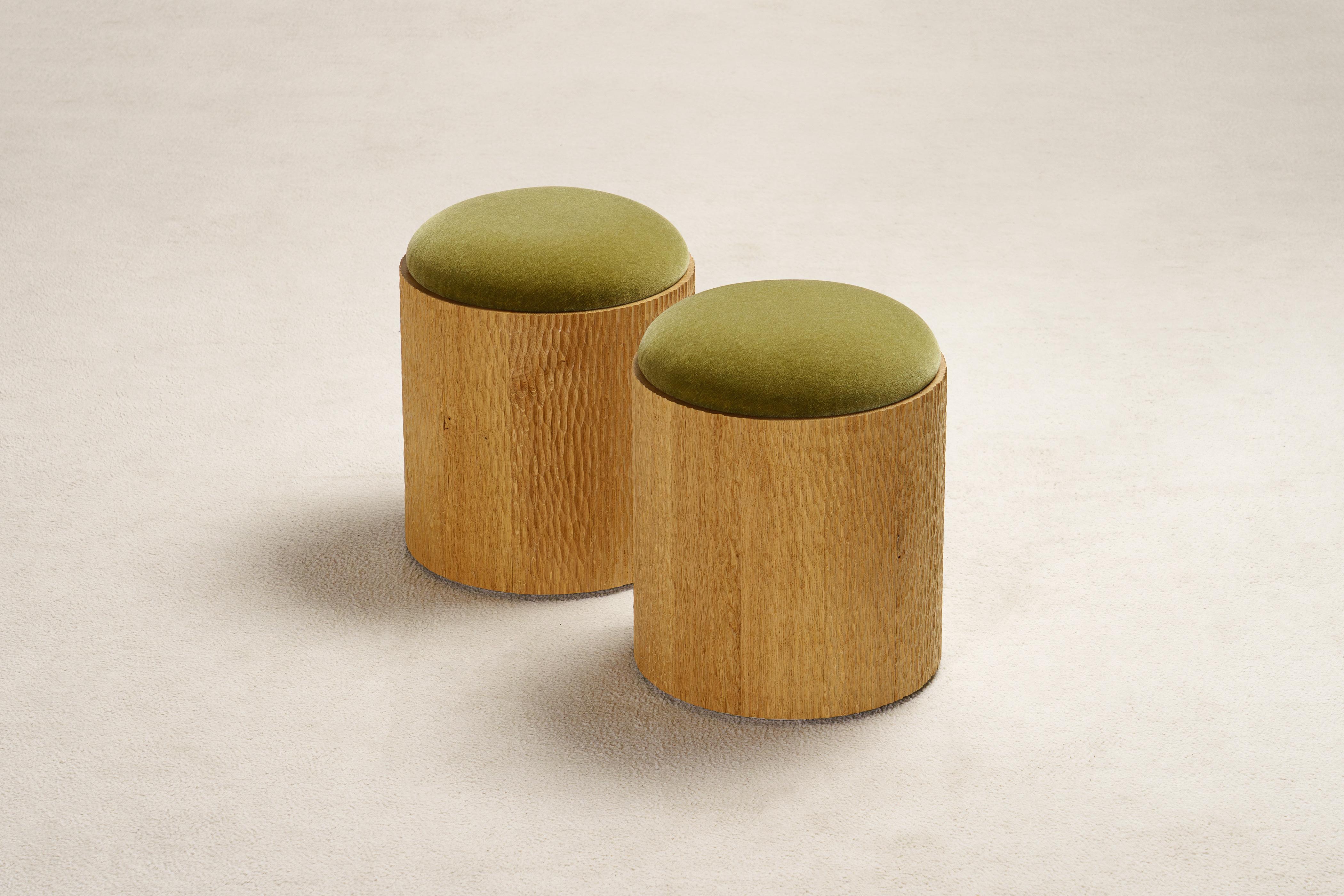 2er set Jessie Hocker von Proisy Studio. Luxuriöser Mohair-Stoff. (Französisch) im Angebot