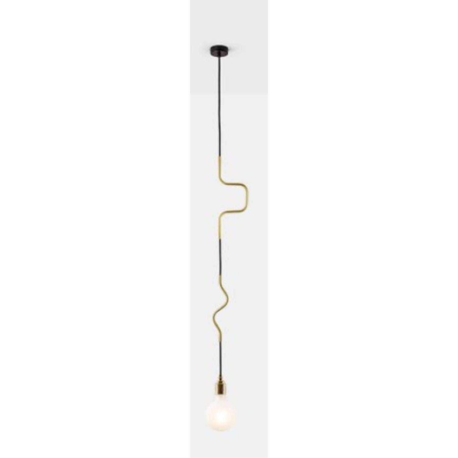 Modern Set of 2 Jewellery Single and Double Pendant Lights by Volker Haug