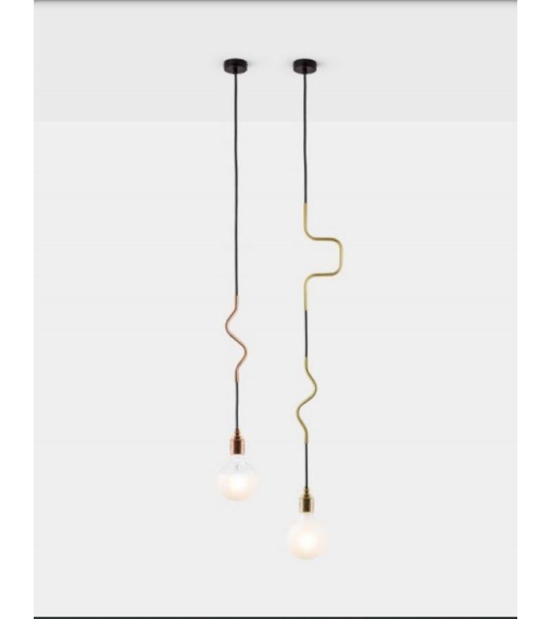 Set of 2 Jewellery Single and Double Pendant Lights by Volker Haug In New Condition In Geneve, CH