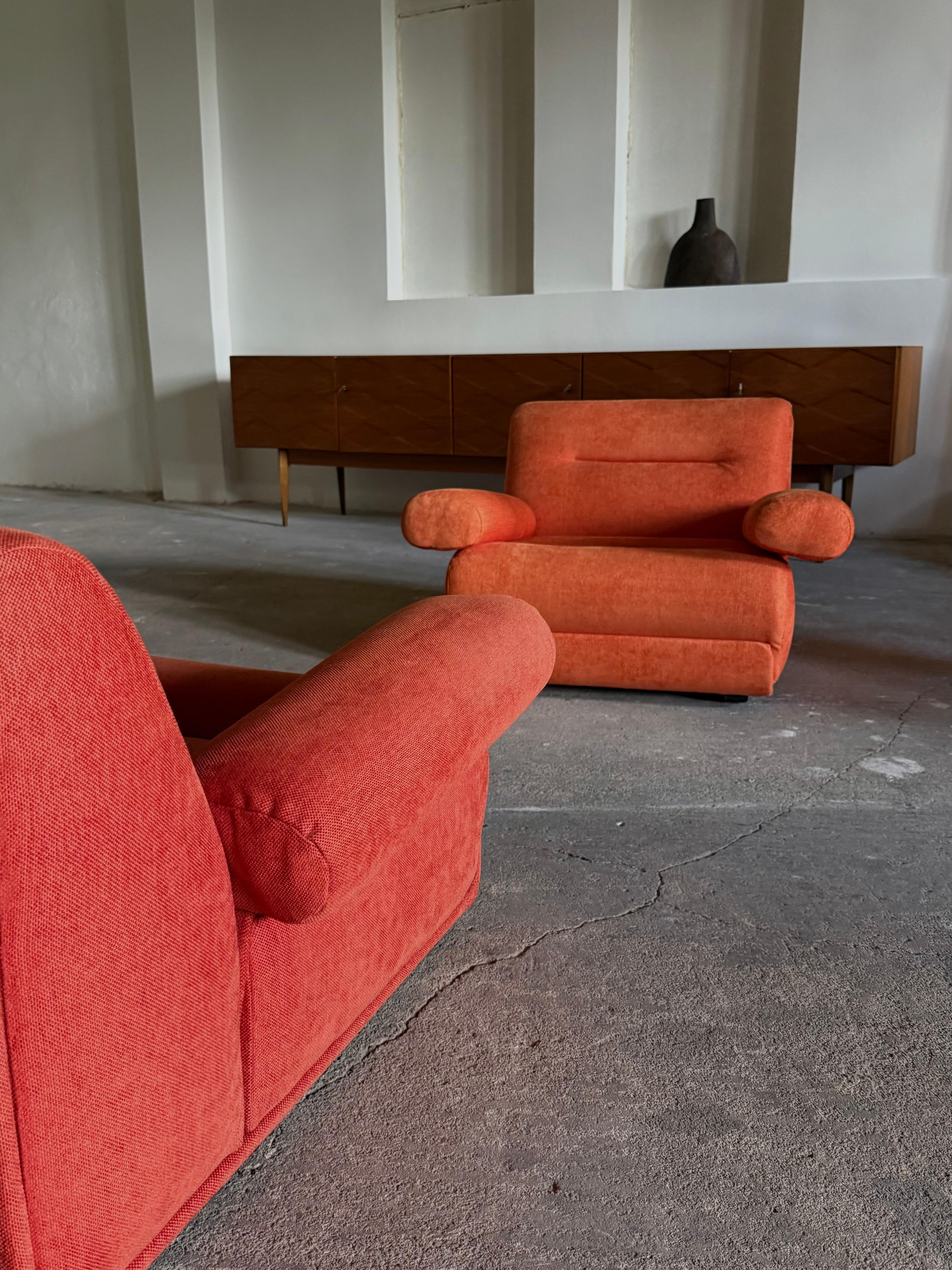 SET DI 2 POLTRONE JO OTTERPOHL FOR CORS ROSSO E ARANCIONE, GERMANIA Anni '60 in vendita 7