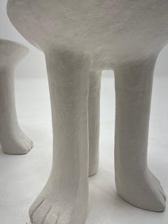 Set of 2 John DIckinson Style Plaster Tables