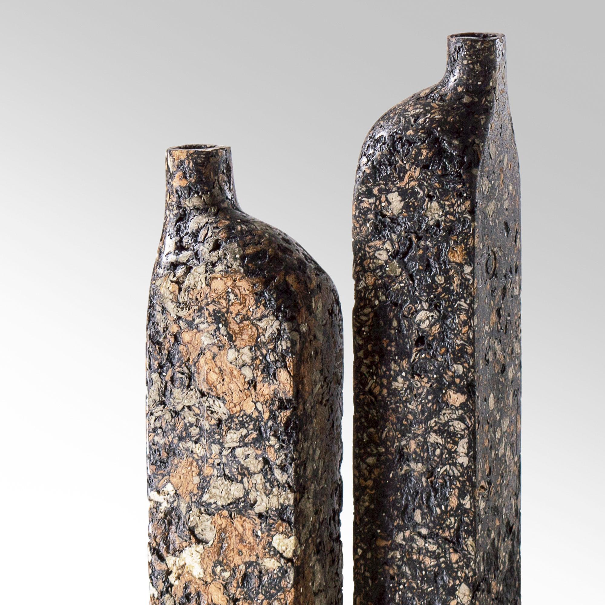 Lithuanian Set Of 2 Ka Vases by Donatas Zukauskas For Sale