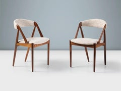 Set di 2 sedie da pranzo Kai Kristiansen Modello 31 in palissandro 1960s