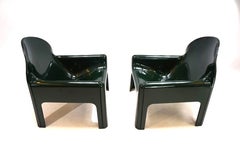 Set of 2 Kartell 4794 lounge chairs by Gae Aulenti, 1972