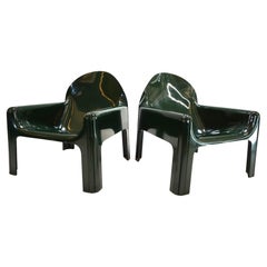 Set of 2 Kartell 4794 lounge chairs by Gae Aulenti, 1972