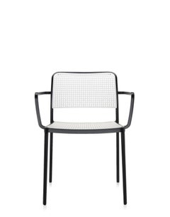 Set of 2 Kartell Audrey Chair by Piero Lissoni in Black & White