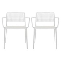 Set of 2 Kartell Audrey Chair by Piero Lissoni in White