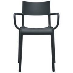 Set of 2 Kartell Generic A Chairs in Black by Philippe Starck