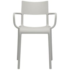 Set of 2 Kartell Generic A Chairs in Grey by Philippe Starck