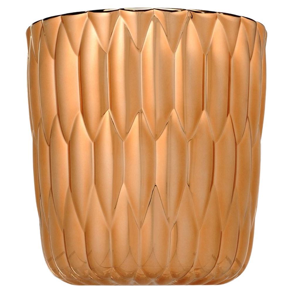 Set of 2 Kartell Jellies Vase in Copper by Patricia Urquiola For Sale