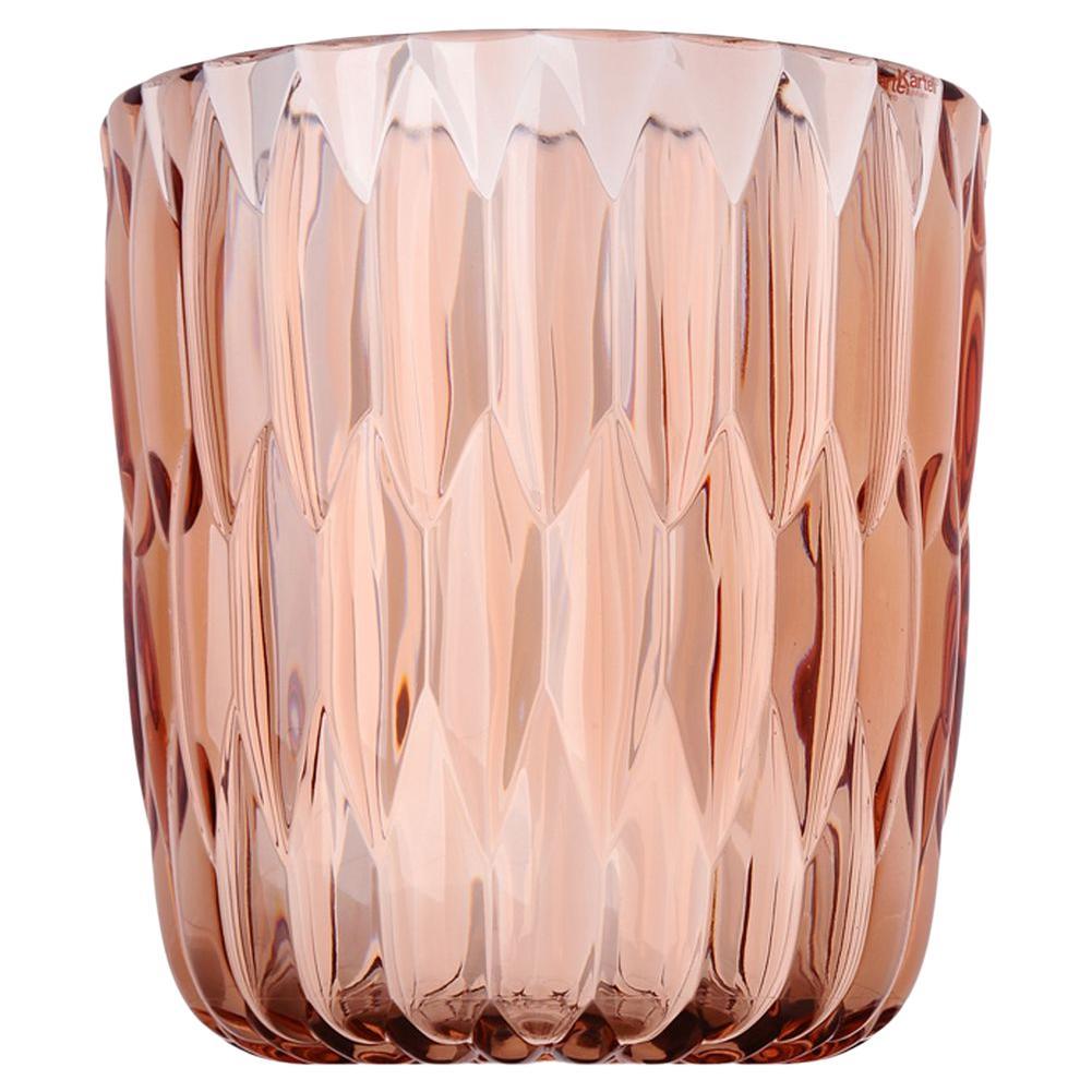 Set of 2 Kartell Jellies Vase in Pink by Patricia Urquiola