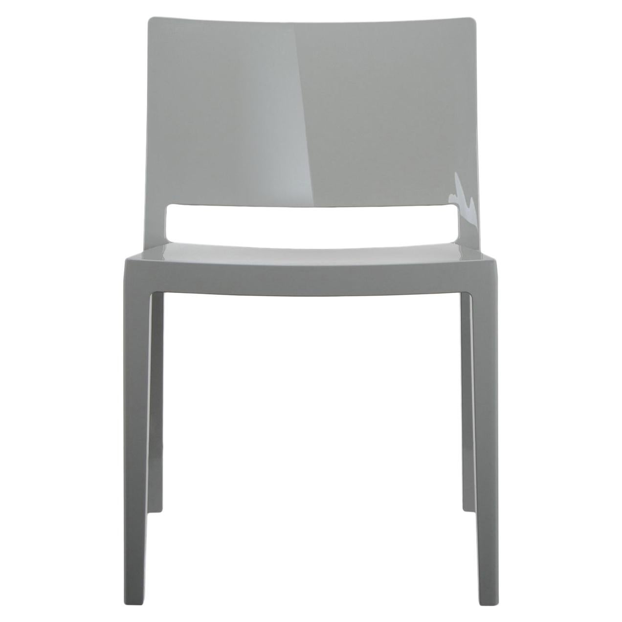 Set of 2 Kartell Lizz Chairs in Grey by Piero Lissoni & Carlo Tamborini