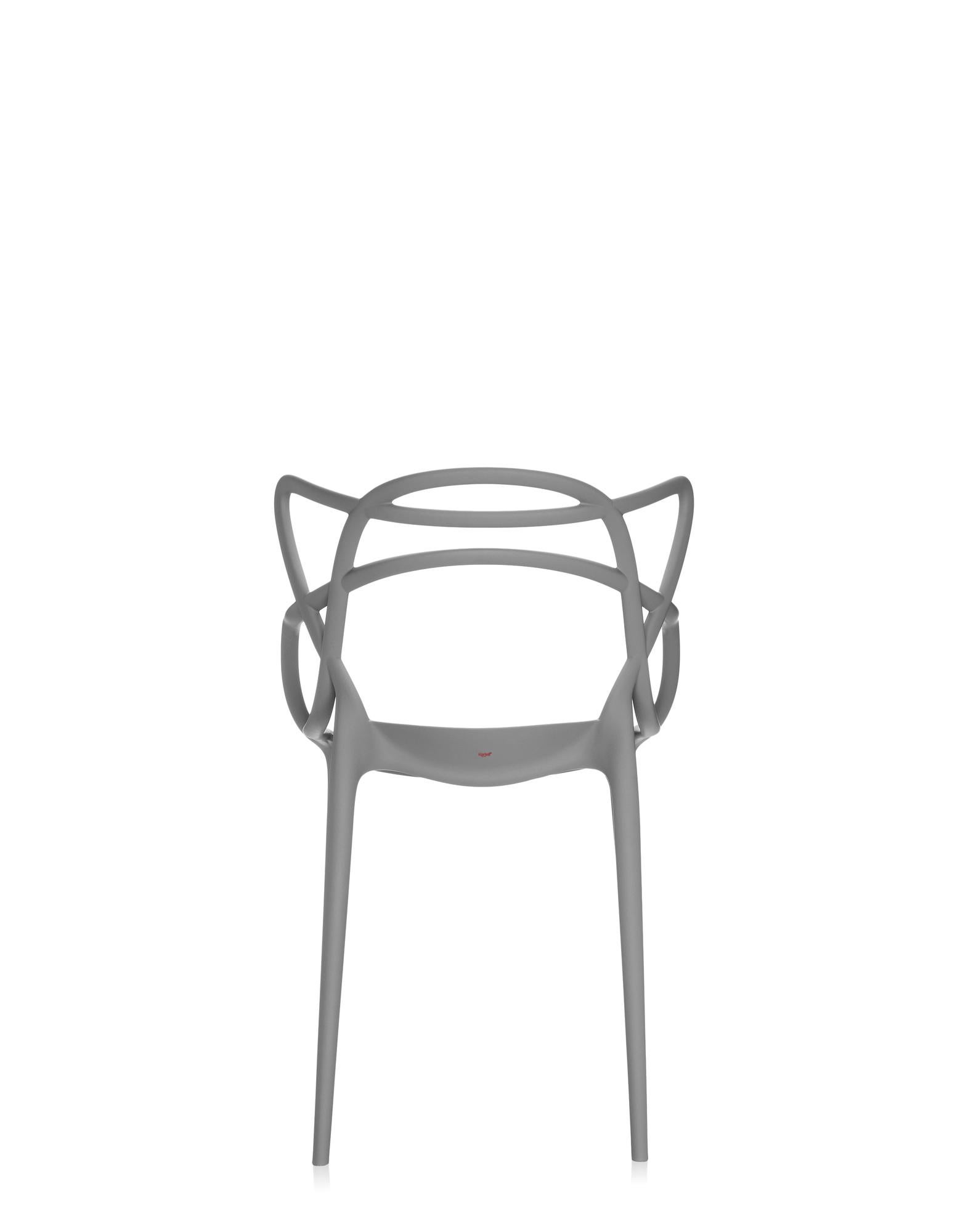 italien Ensemble de 2 chaises Kartell Masters grises par Philippe Starck & Eugeni Quitllet en vente